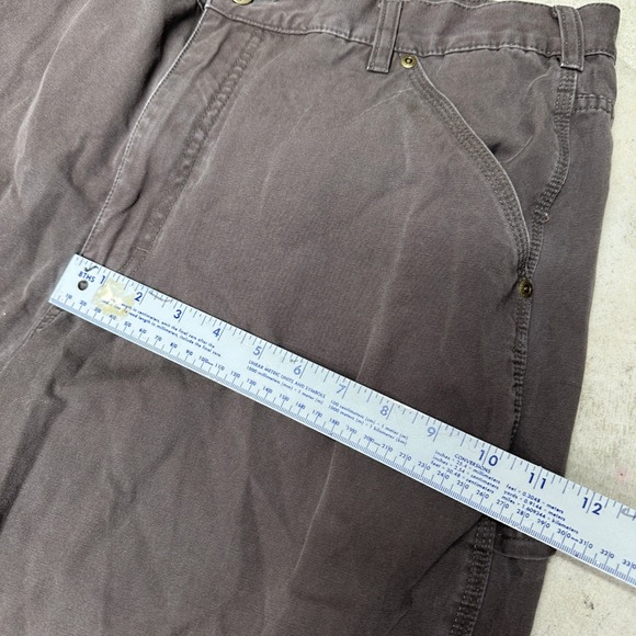 Cabelas Casuals‎ Mens Work Pants Carpenter Brown Cotton Size W36 L32 - Picture 3 of 10